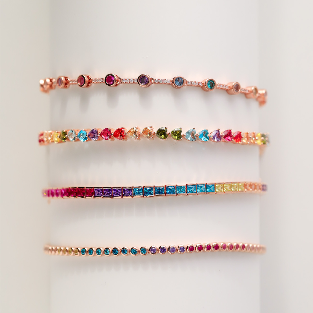 Rose Gold Tennis Bracelet
