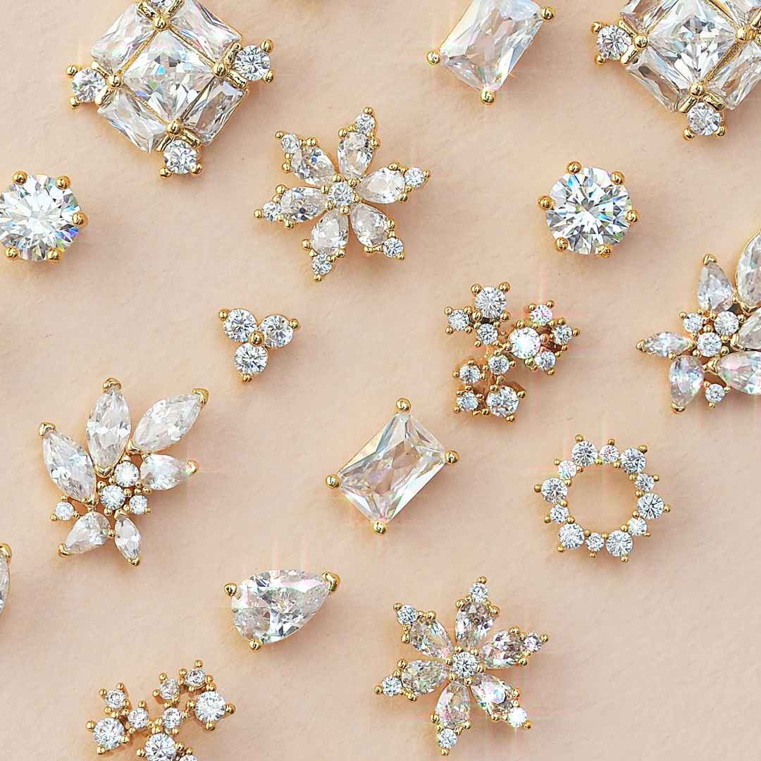 CZ styles Stud Earrings