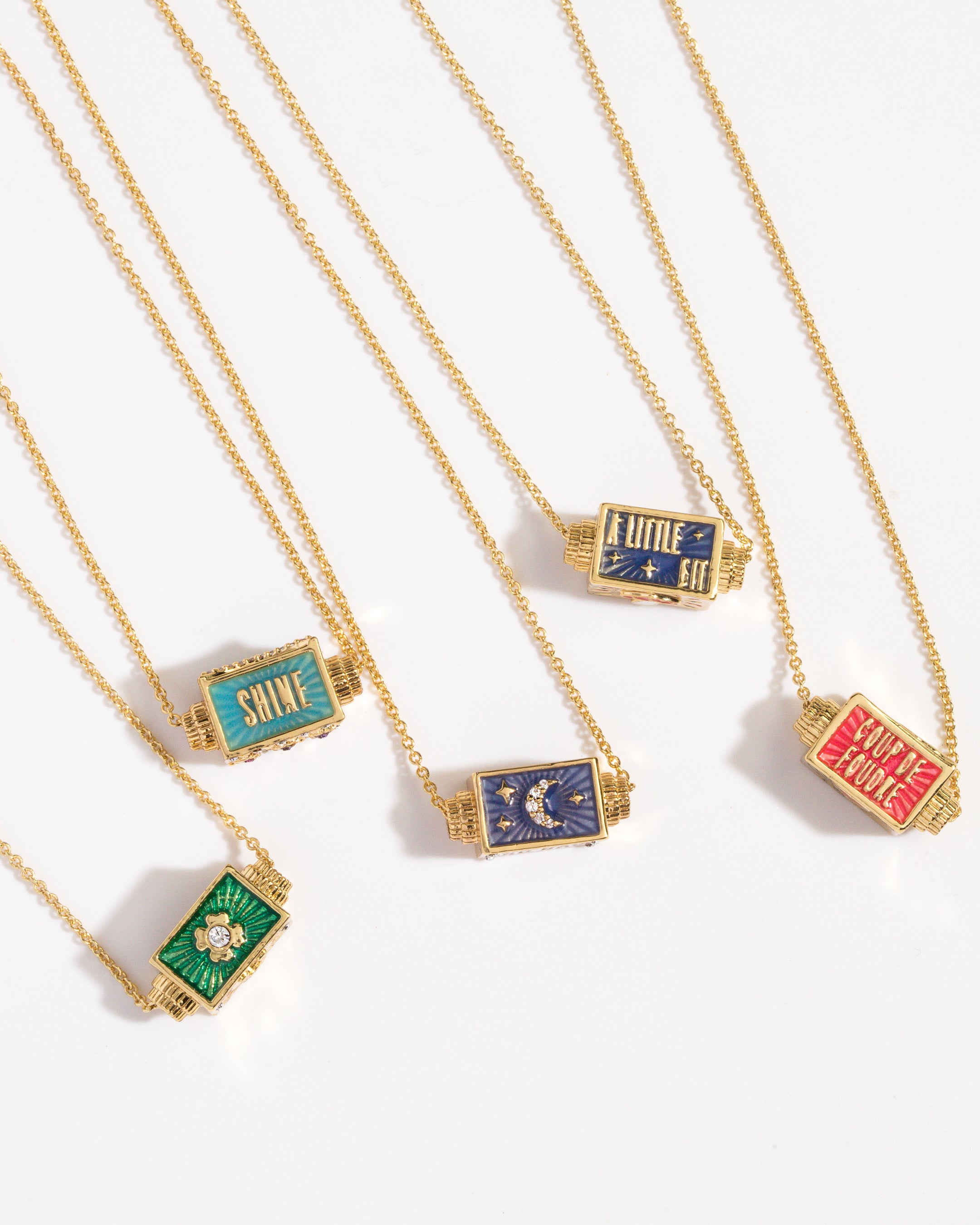 Spinner Pendant Necklaces