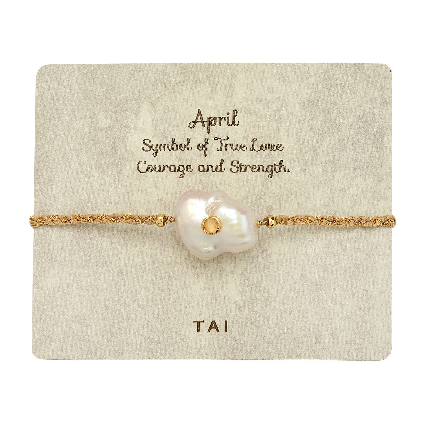 TAI JEWELRY | Birthstone Baroque Pearl Bracelet | Bracelet |