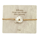 TAI JEWELRY | Birthstone Baroque Pearl Bracelet | Bracelet |
