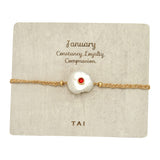 TAI JEWELRY | Birthstone Baroque Pearl Bracelet | Bracelet |