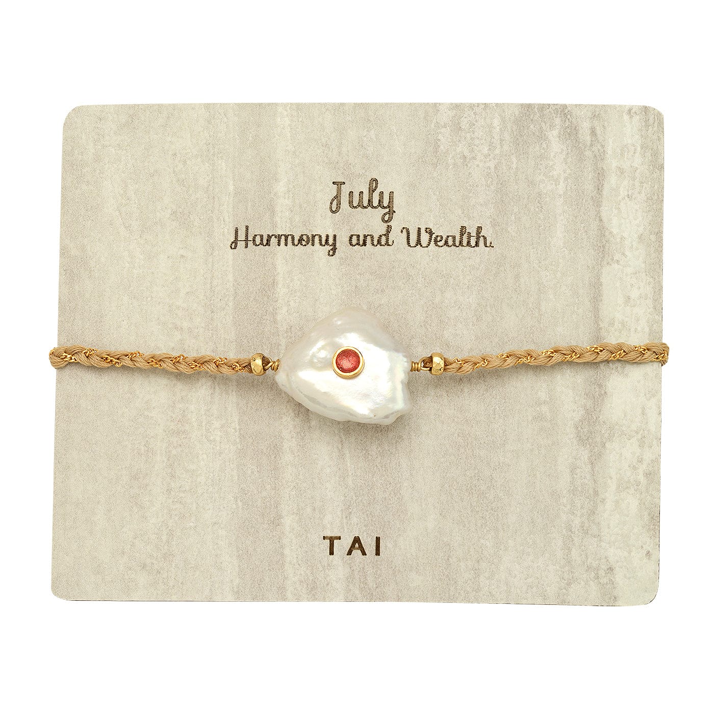 TAI JEWELRY | Birthstone Baroque Pearl Bracelet | Bracelet |