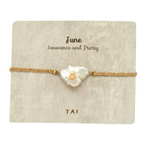 TAI JEWELRY | Birthstone Baroque Pearl Bracelet | Bracelet |