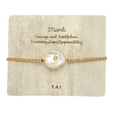 TAI JEWELRY | Birthstone Baroque Pearl Bracelet | Bracelet |