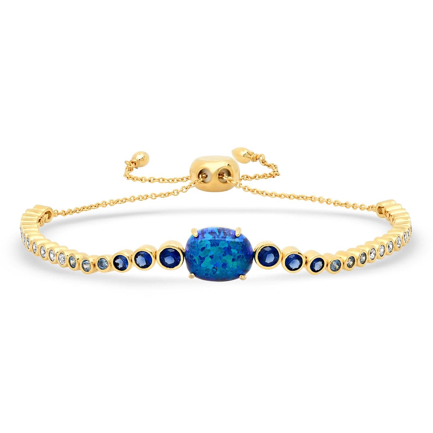 TAI JEWELRY | Blue Opal Bolo Bracelet | Bracelet |