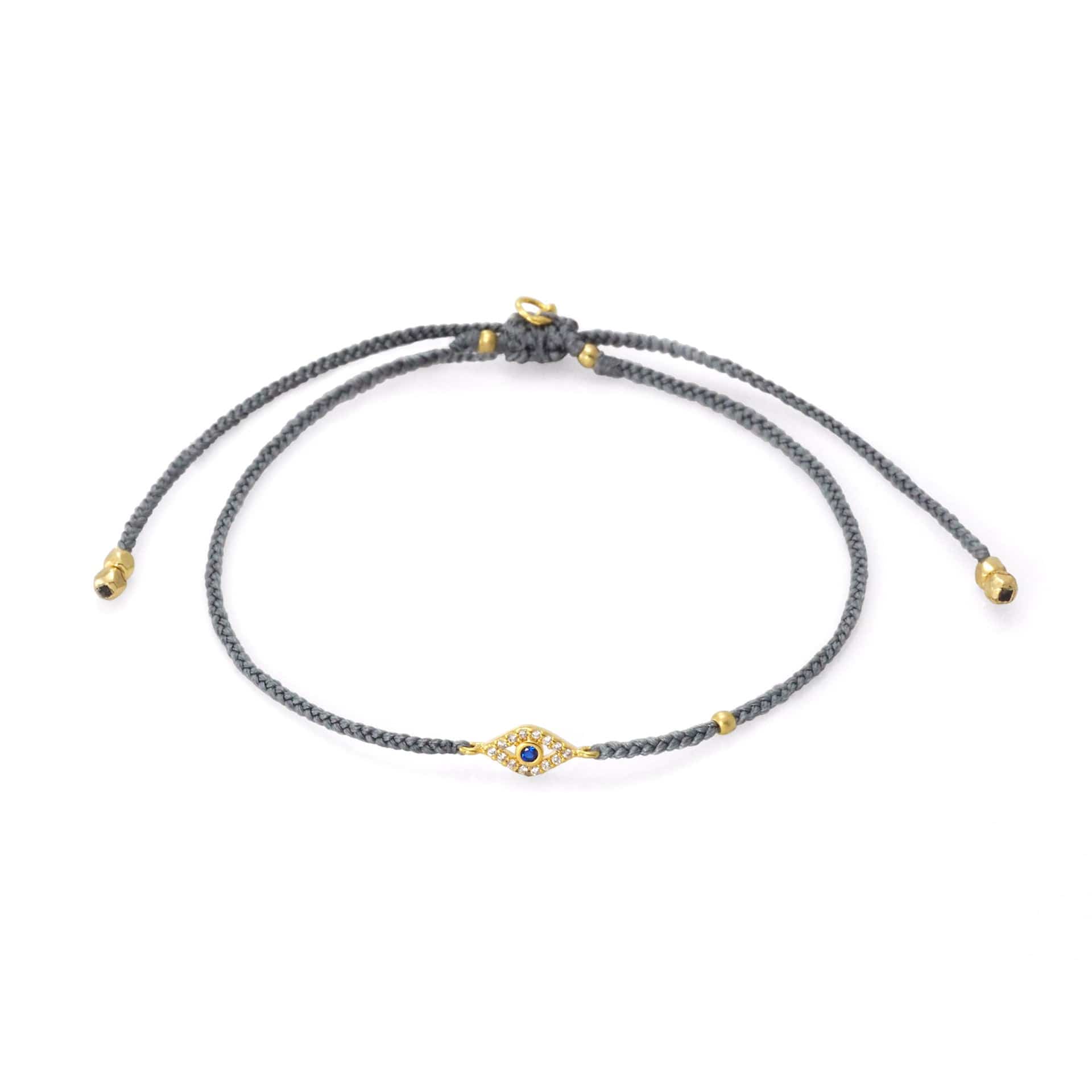 TAI JEWELRY Bracelet Braided Evil Eye Bracelet