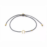 TAI JEWELRY Bracelet Braided Horseshoe Bracelet