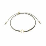 TAI JEWELRY | Braided Silk Cord Bracelet With Mini Horseshoe | Bracelet |