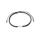 TAI JEWELRY | Braided Silk Cord Bracelet With Mini Infinity | Bracelet |