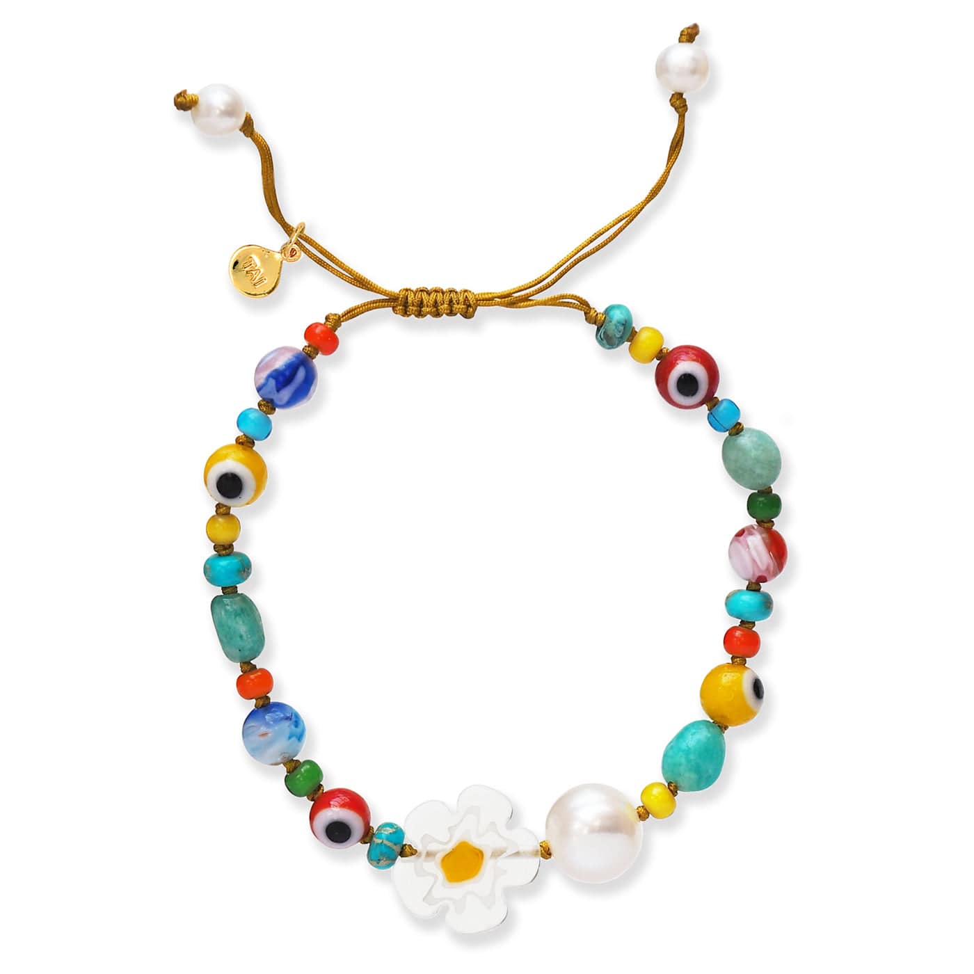 TAI JEWELRY | Dara Mixed Evil Eye Beaded Bracelet | Bracelet |