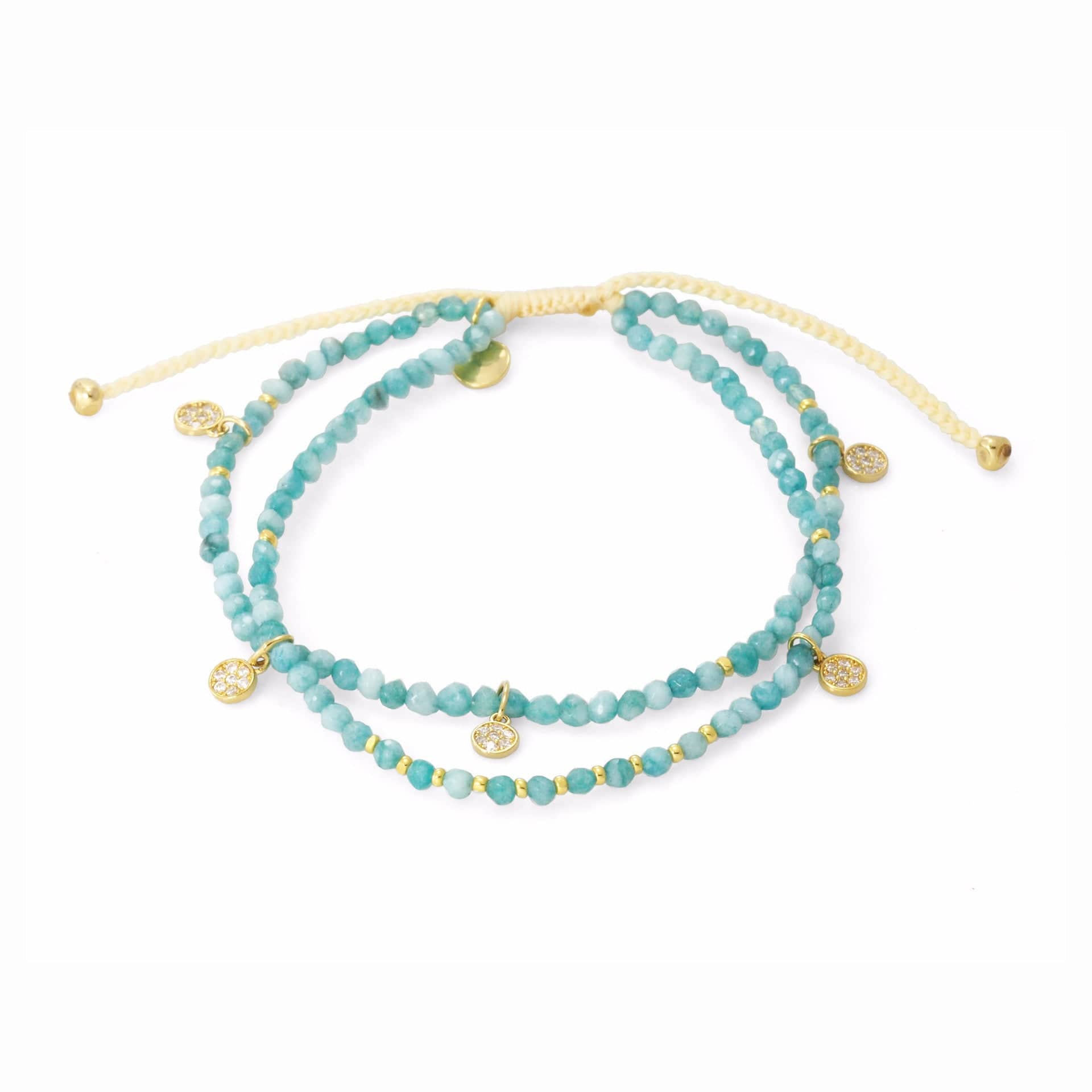 TAI JEWELRY | Double Disc Beaded Bracelet | Bracelet |
