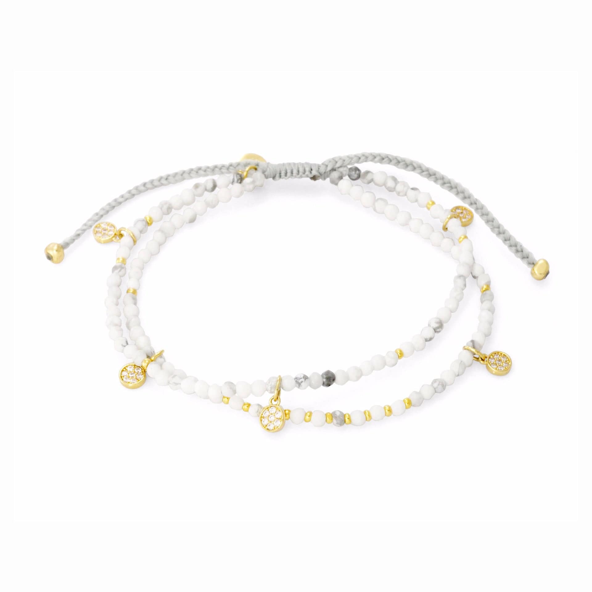 TAI JEWELRY | Double Disc Beaded Bracelet | Bracelet |