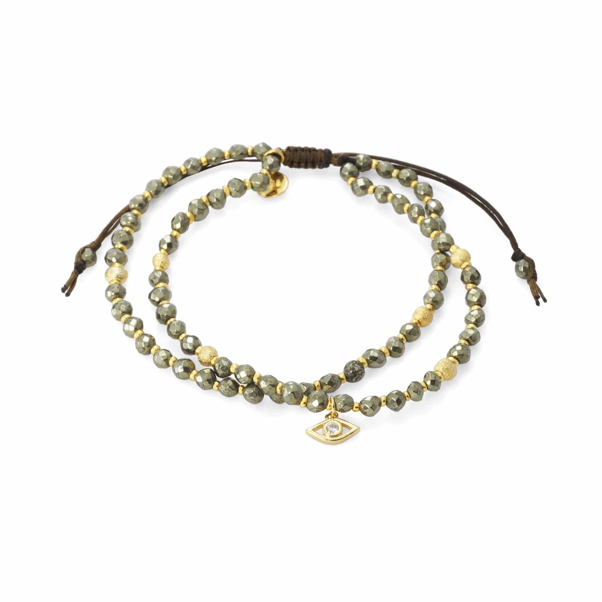 TAI JEWELRY | Double Strand Evil Eye Beaded Bracelet | Bracelet |