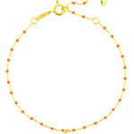 TAI JEWELRY Bracelet Enamel Beaded Anklet