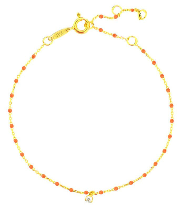 TAI JEWELRY Bracelet Enamel Beaded Anklet