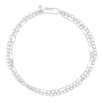 TAI JEWELRY | Figaro Double Chain Bracelet | Bracelet |