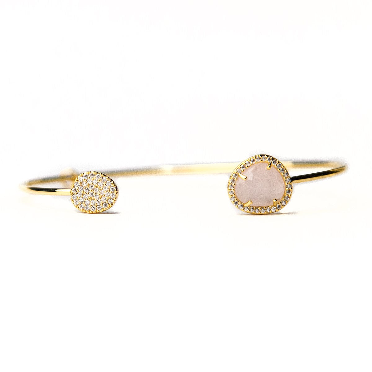 TAI JEWELRY | Glass With Pave Cuff Bracelet | Bracelet |