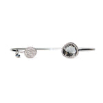 TAI JEWELRY | Glass With Pave Cuff Bracelet | Bracelet |