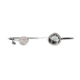 TAI JEWELRY | Glass With Pave Cuff Bracelet | Bracelet |
