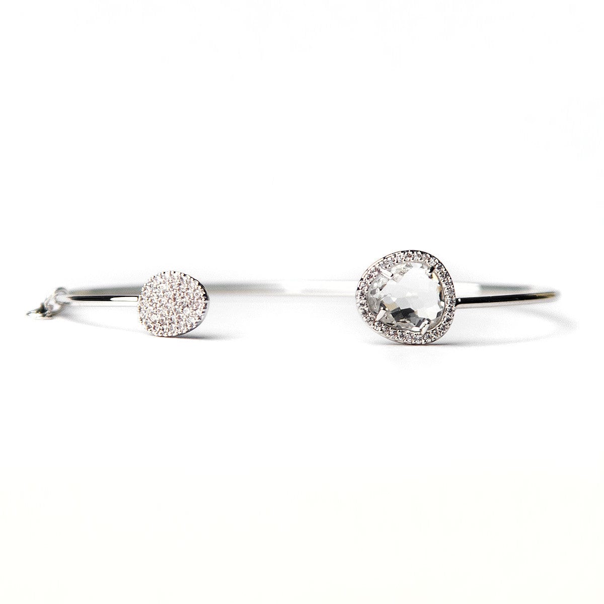 TAI JEWELRY | Glass With Pave Cuff Bracelet | Bracelet |
