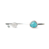 TAI JEWELRY | Glass With Pave Cuff Bracelet | Bracelet |