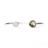 TAI JEWELRY | Glass With Pave Cuff Bracelet | Bracelet |
