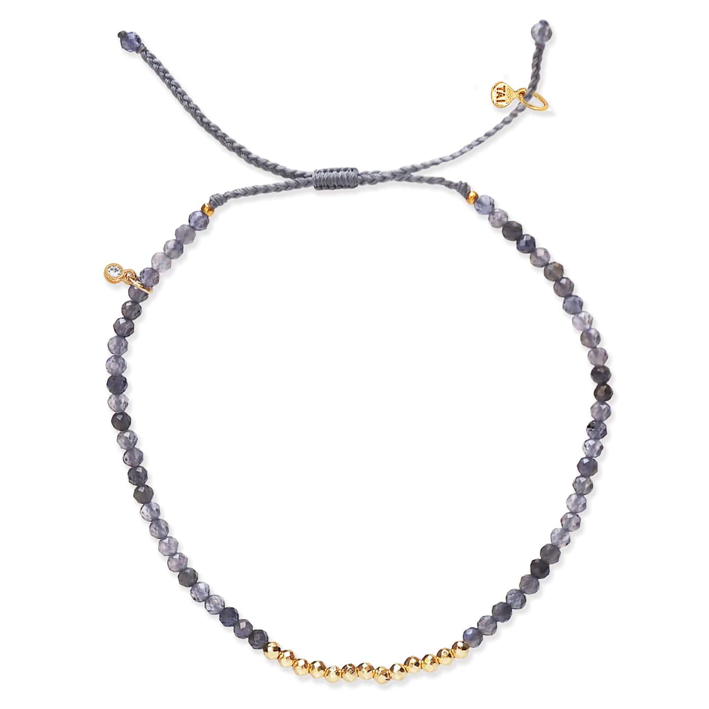 TAI JEWELRY | Gold Line Stone Beaded Bracelet | Bracelet |