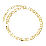 TAI JEWELRY Bracelet Gold Vermeil Mariner Link Chain Bracelet