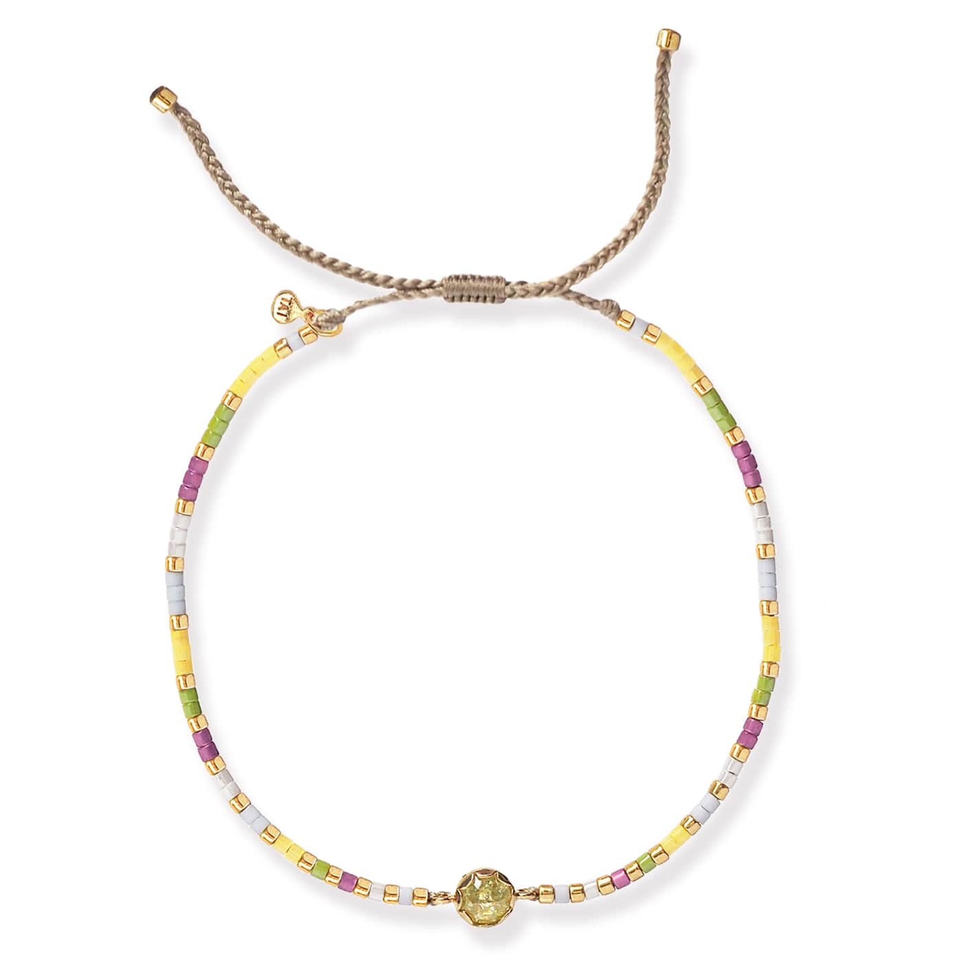 TAI JEWELRY | Handmade Beaded Bracelet With Glass Stone Accent | Bracelet |