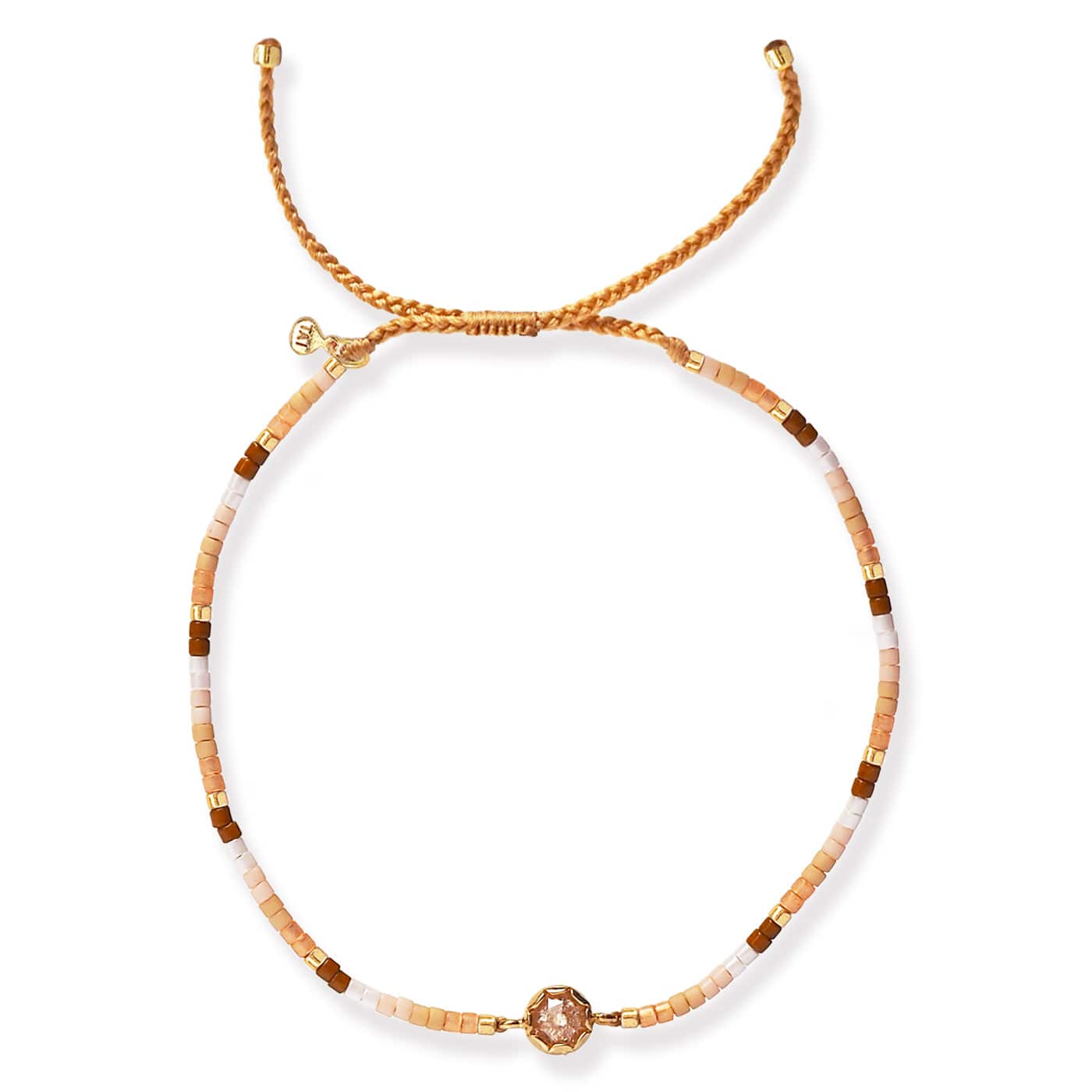 TAI JEWELRY | Handmade Beaded Bracelet With Glass Stone Accent | Bracelet |