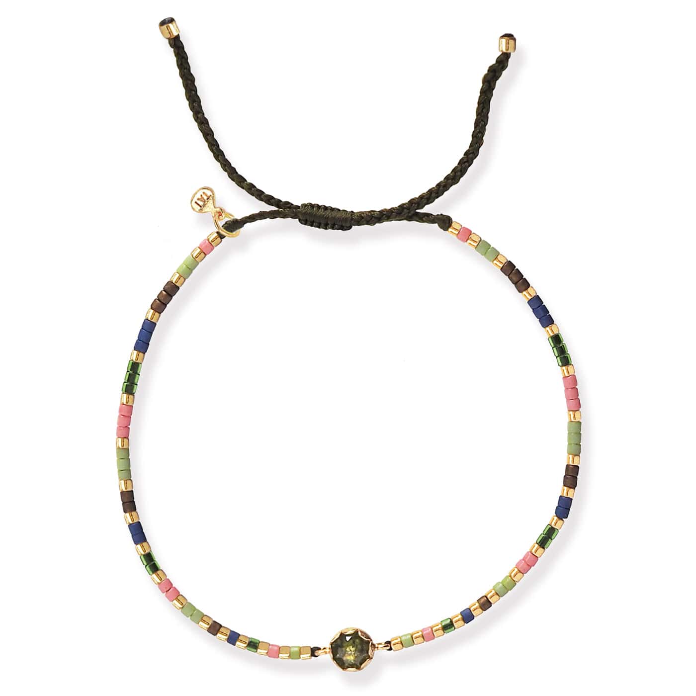 TAI JEWELRY | Handmade Beaded Bracelet With Glass Stone Accent | Bracelet |