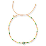 TAI JEWELRY | Handmade Beaded Bracelet With Glass Stone Accent | Bracelet |