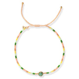 TAI JEWELRY | Handmade Beaded Bracelet With Glass Stone Accent | Bracelet |