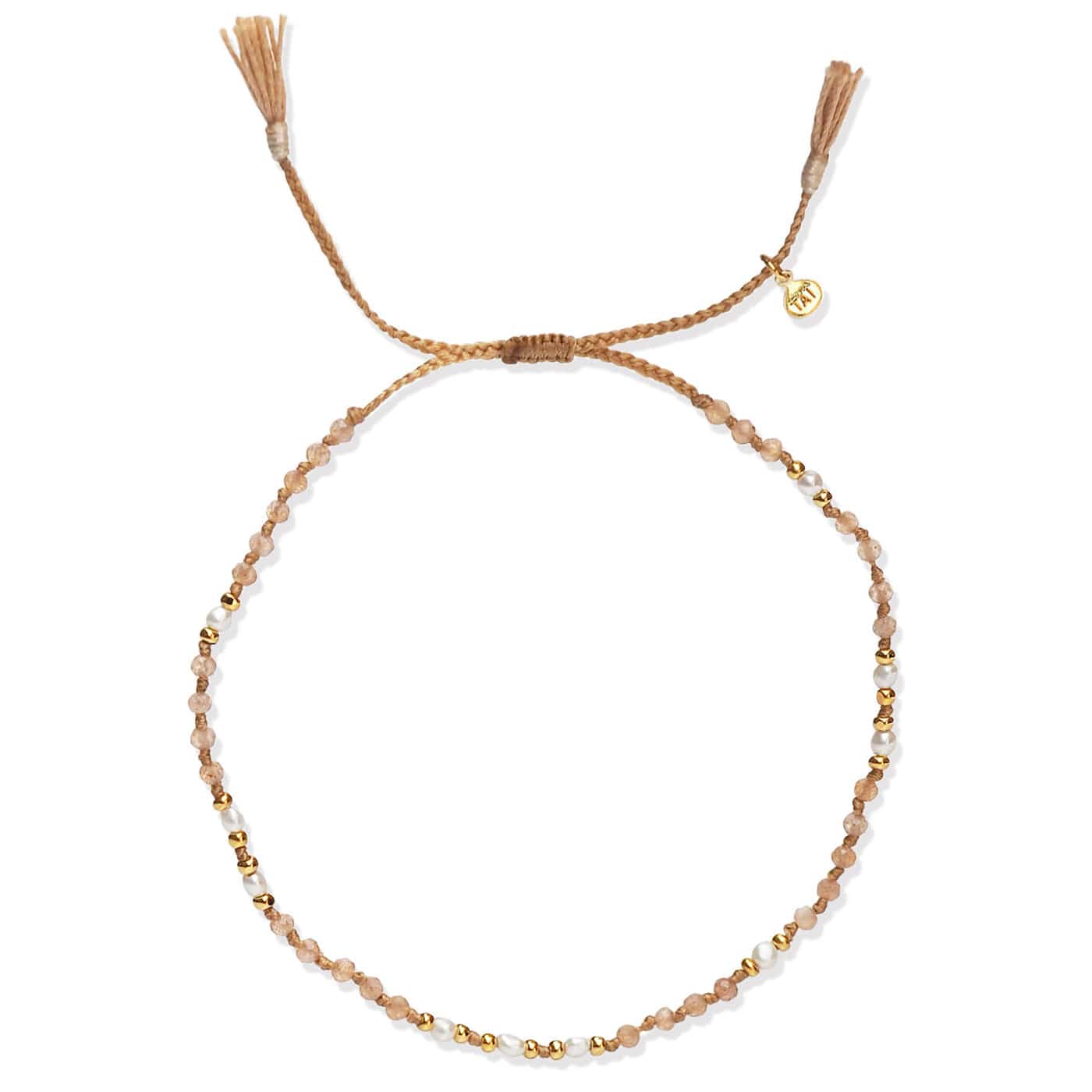 TAI JEWELRY Bracelet Handmade Beaded Bracelet With Gold And Pearl Accents