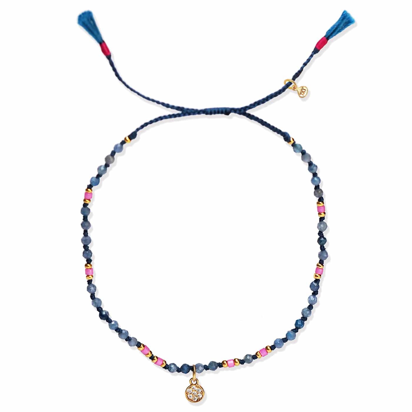 TAI JEWELRY | Handmade Beaded Bracelet With Gold Dangle Accent | Bracelet |