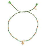 TAI JEWELRY | Handmade Beaded Bracelet With Gold Dangle Accent | Bracelet |