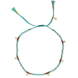 TAI JEWELRY | Handmade Beaded Bracelet With Gold Dangle Accents | Bracelet |