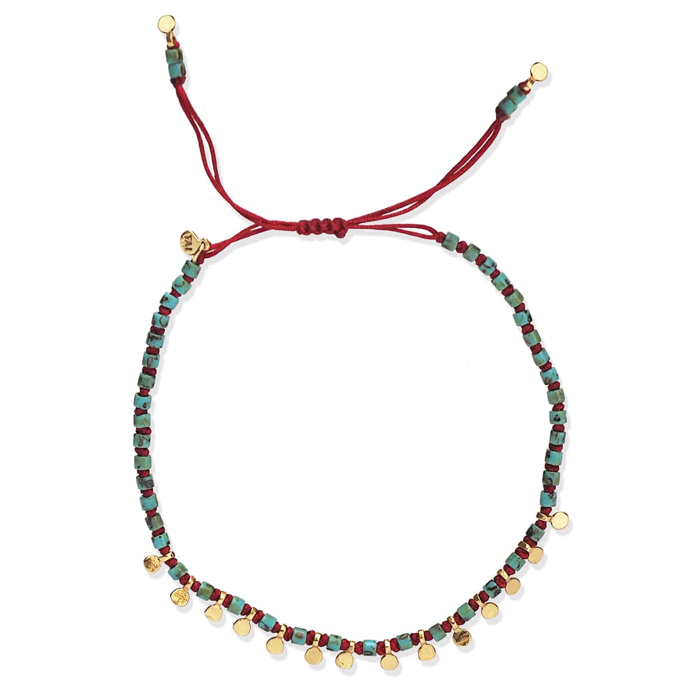 TAI JEWELRY | Handmade Beaded Bracelet With Gold Disc Accents | Bracelet |