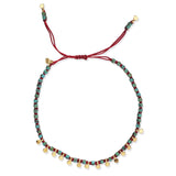 TAI JEWELRY | Handmade Beaded Bracelet With Gold Disc Accents | Bracelet |