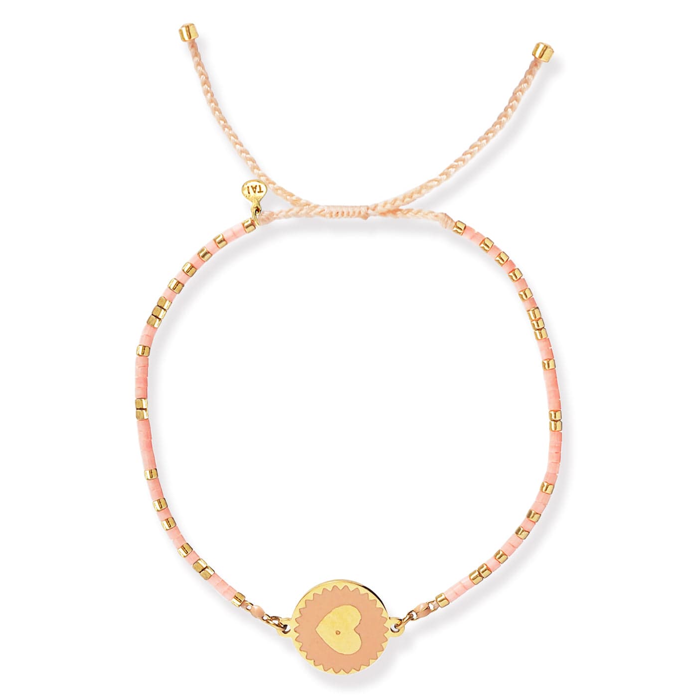 TAI JEWELRY | Handmade Beaded Bracelet With Heart Accent | Bracelet |