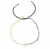 TAI JEWELRY | Handmade Gemstone Beaded Bracelet with CZ Charm | Bracelet |