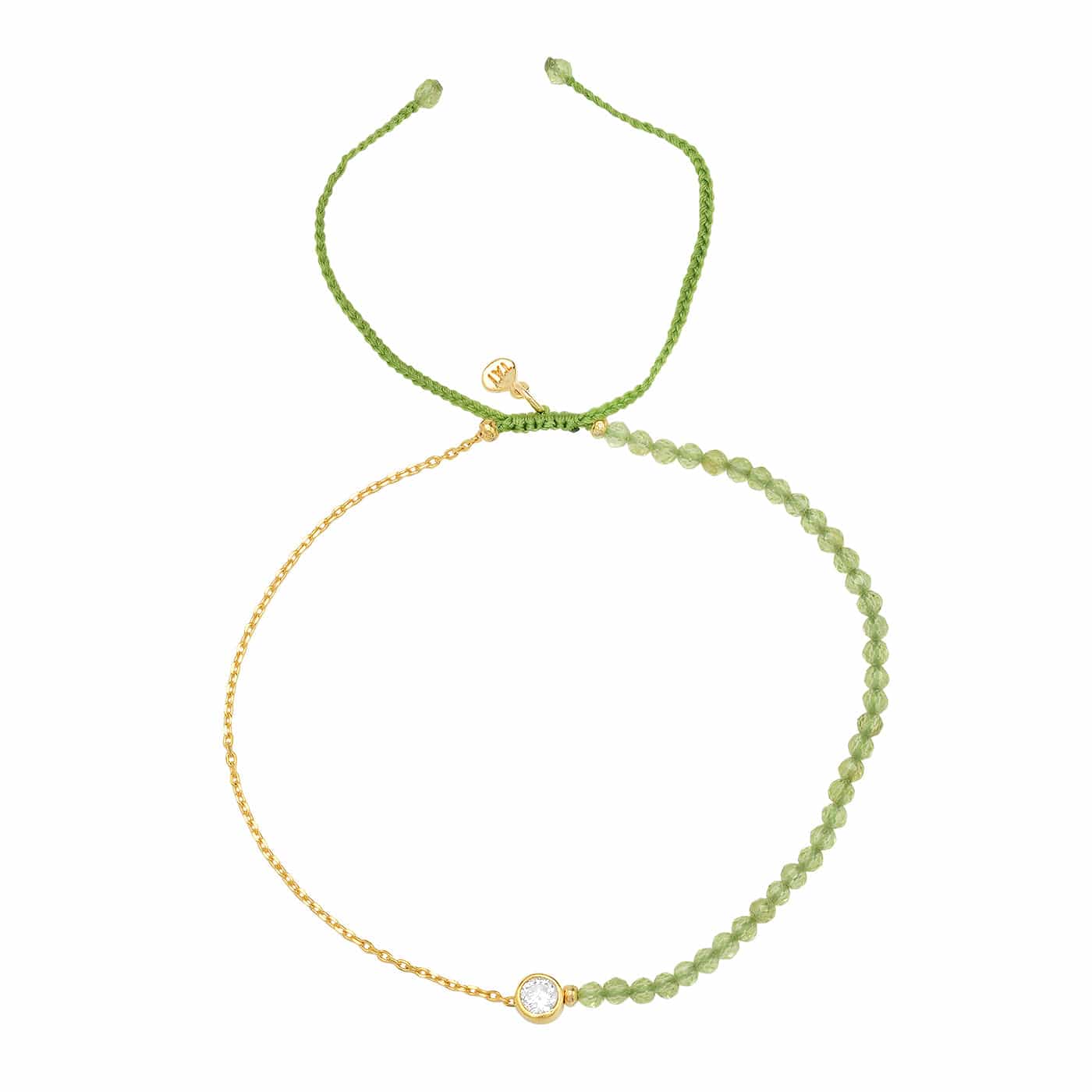 TAI JEWELRY | Handmade Gemstone Beaded Bracelet with CZ Charm | Bracelet |