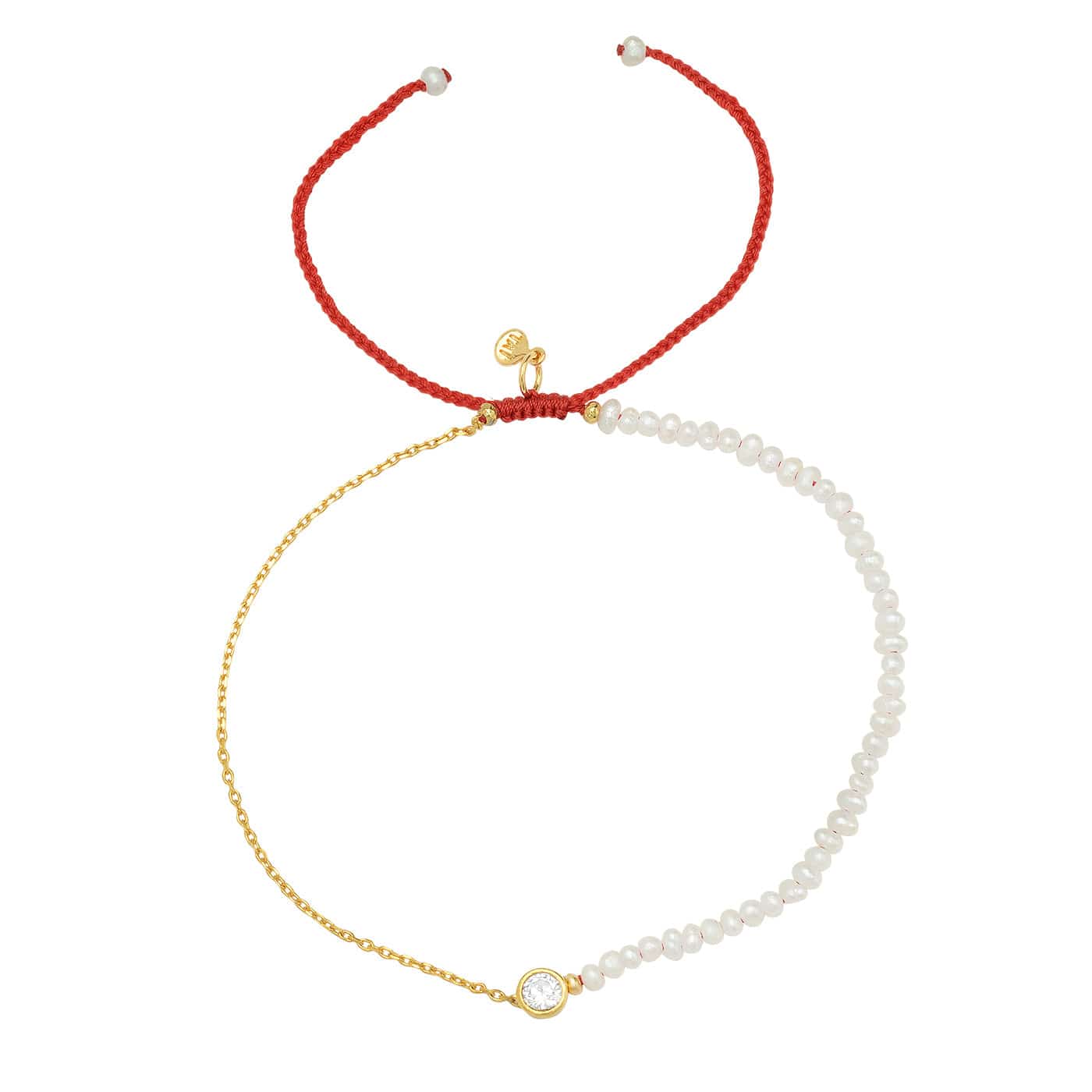 TAI JEWELRY | Handmade Gemstone Beaded Bracelet with CZ Charm | Bracelet |