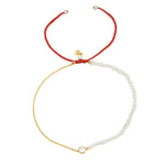 TAI JEWELRY | Handmade Gemstone Beaded Bracelet with CZ Charm | Bracelet |