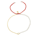 TAI JEWELRY | Handmade Gemstone Beaded Bracelet with CZ Charm | Bracelet |
