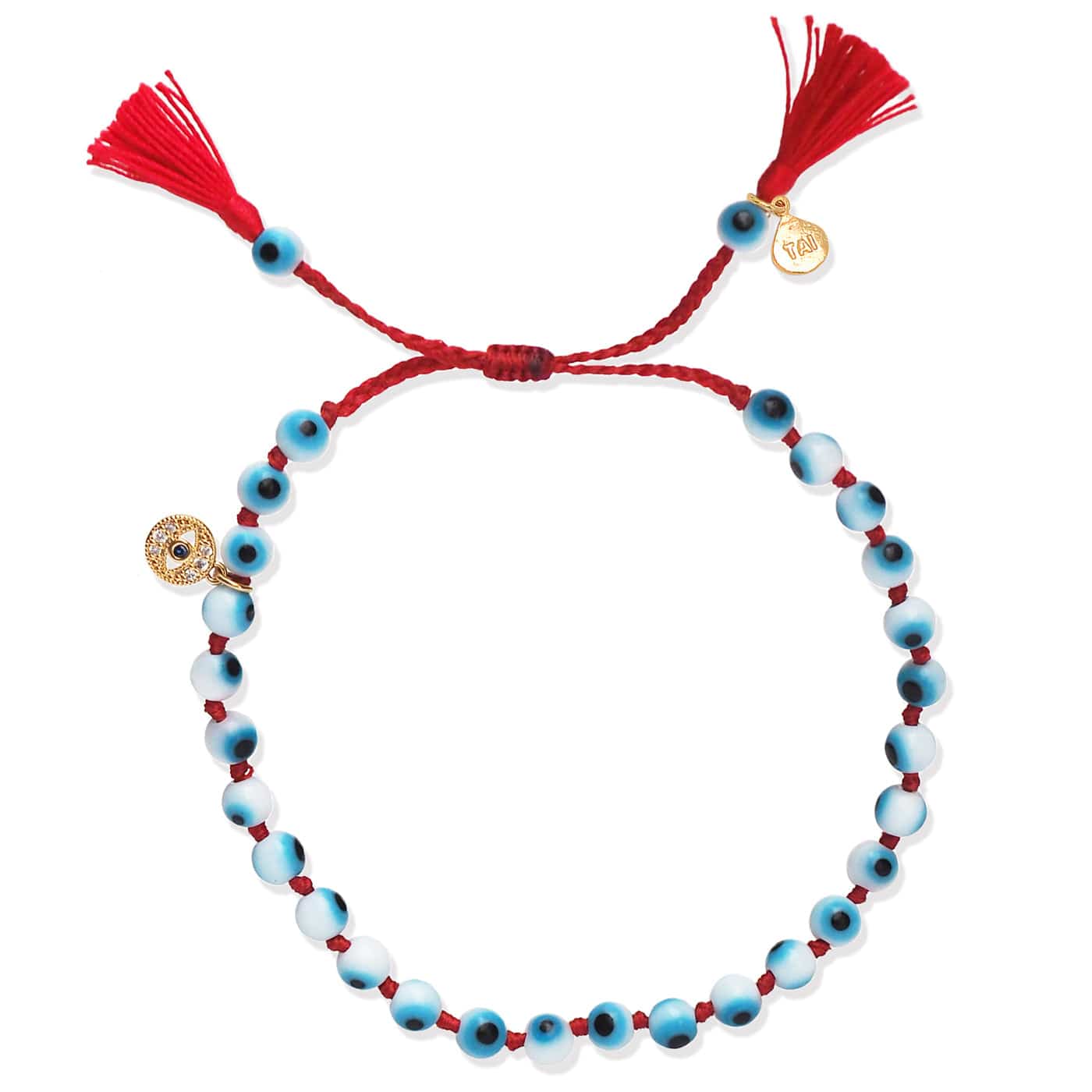 TAI JEWELRY | Handmade Evil Eye Beaded Bracelet | Bracelet |