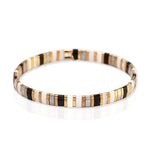 TAI JEWELRY | Handmade Marbleized Tila Beaded Stretch Bracelets | Bracelet |