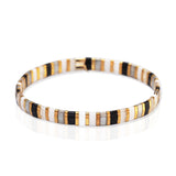 TAI JEWELRY | Handmade Marbleized Tila Beaded Stretch Bracelets | Bracelet |