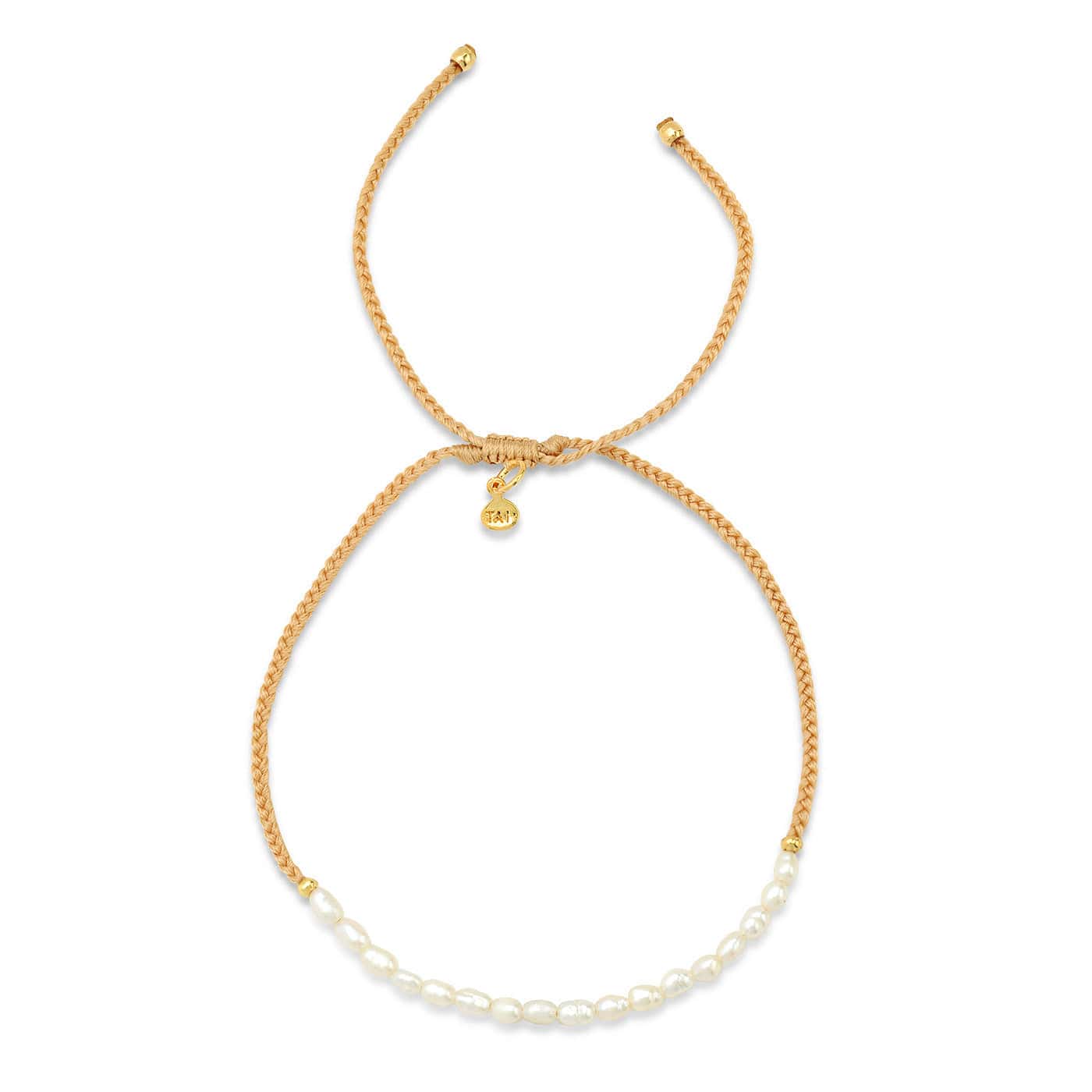 TAI JEWELRY | Handmade Pearl Beaded Pull-Tie Bracelet | Bracelet |